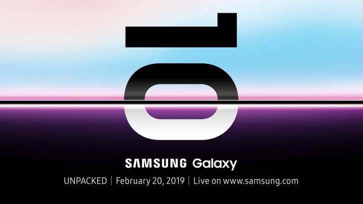 רשמי: סדרת Galaxy S10 תוכרז ב-20 בפברואר
